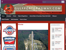 Tablet Screenshot of gulfportdragway.com